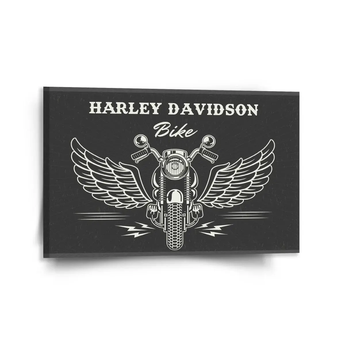 Obraz Harley-Davidson S křídly - 120x80 cm
