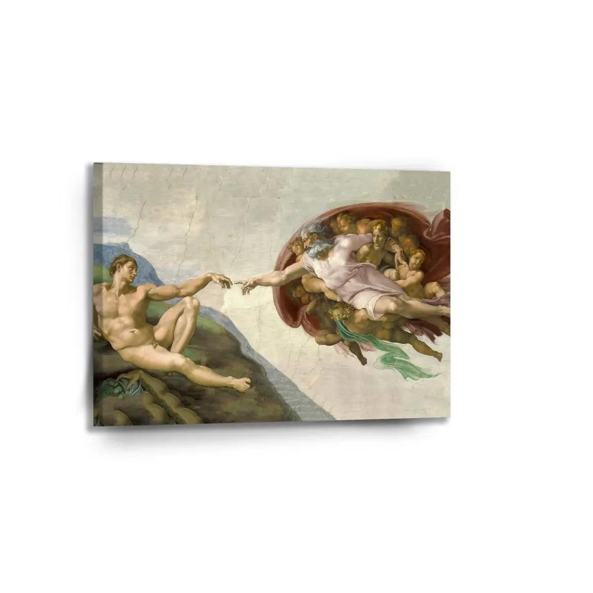 Obraz Stvoření Adama - Michelangelo Buonarroti - 90x60 cm