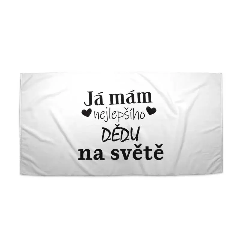 Ručník Já mám nejlepšího dědu na světě - 30x50 cm