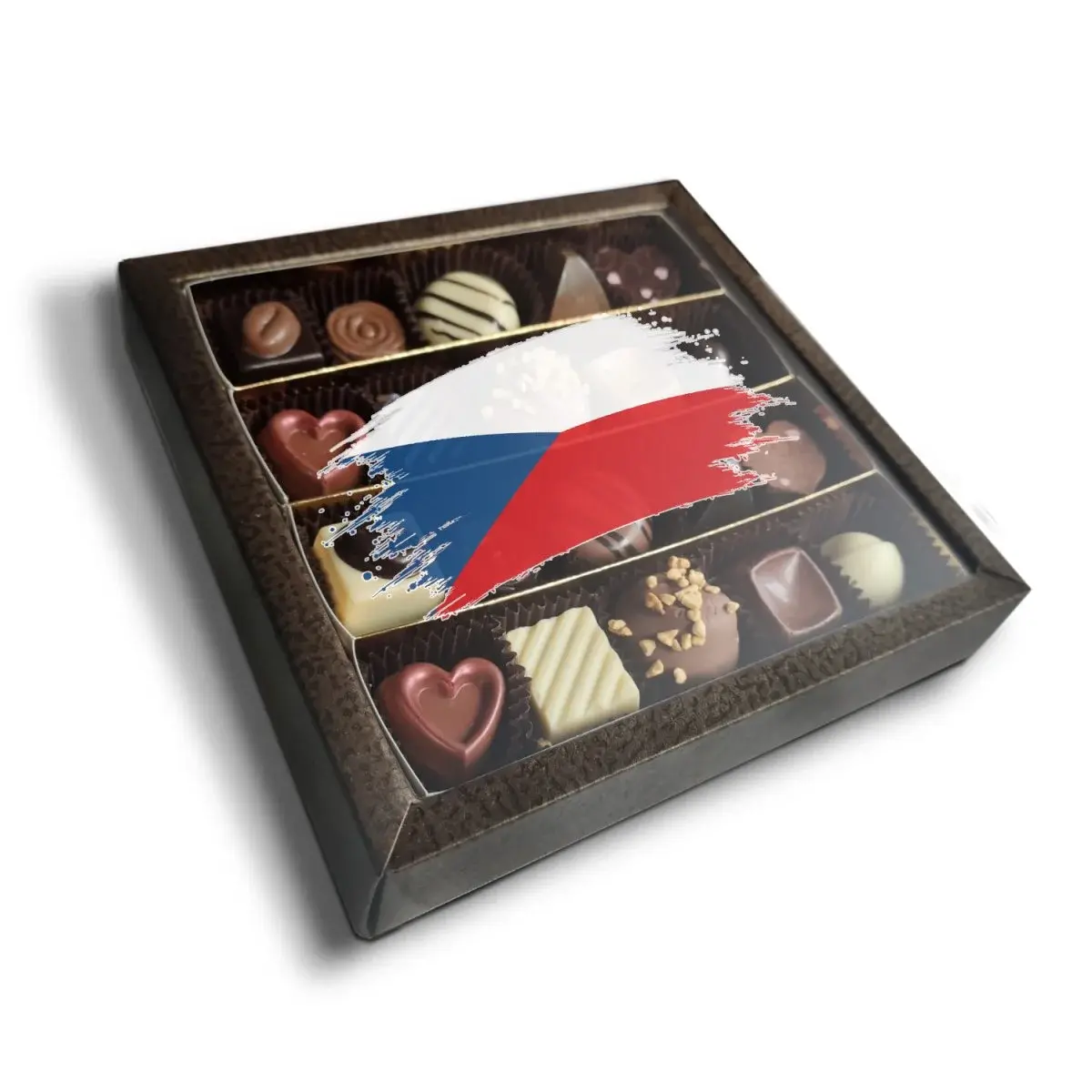 Pralinky Česká vlajka - Fandím česku - 20 ks pralinek