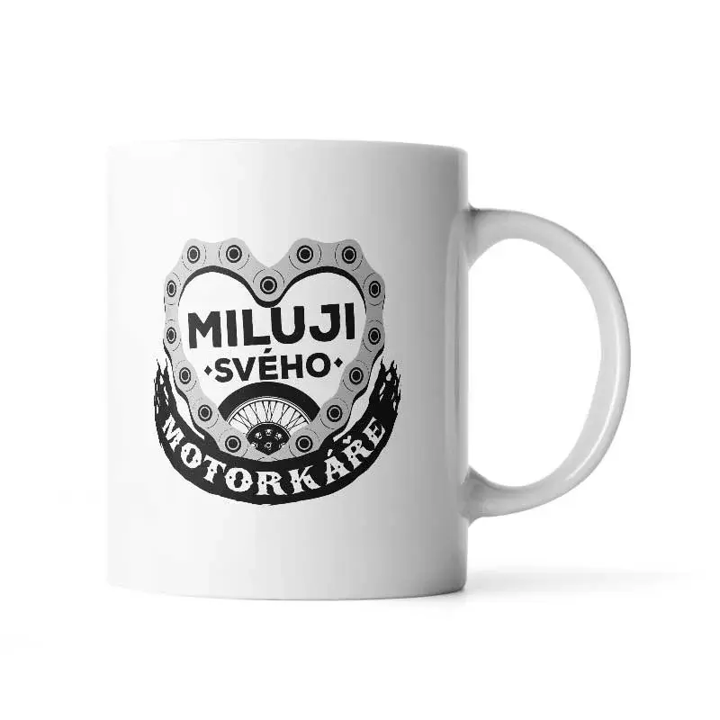 Hrnek Miluji svého motorkáře - 890 ml - XXL