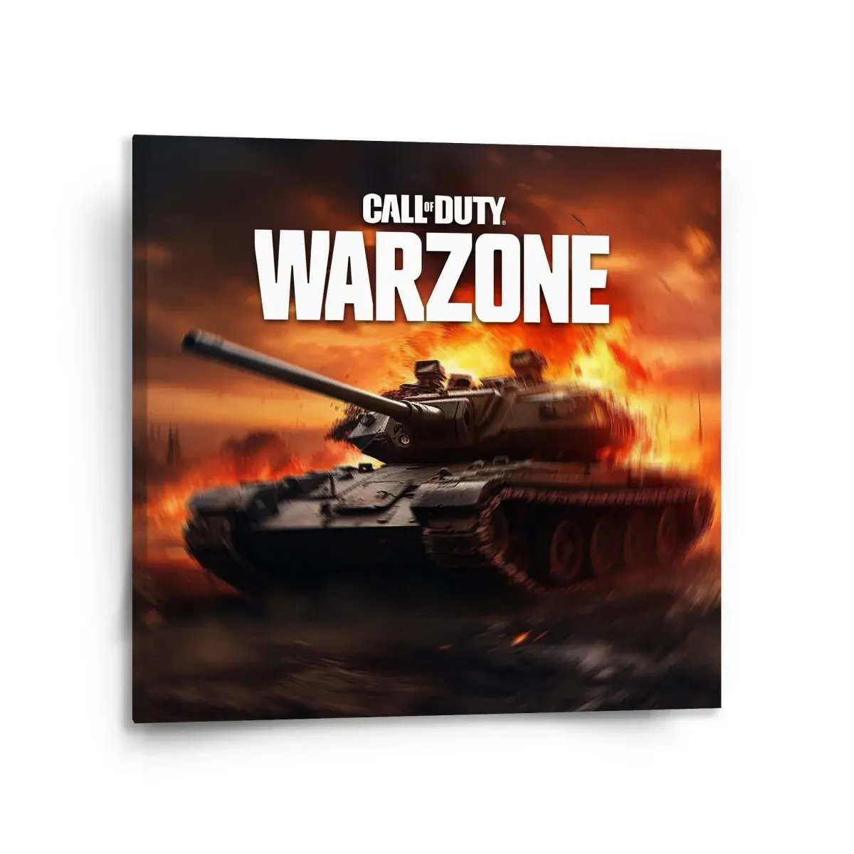 Obraz Call of Duty Warzone - tank - 110x110 cm