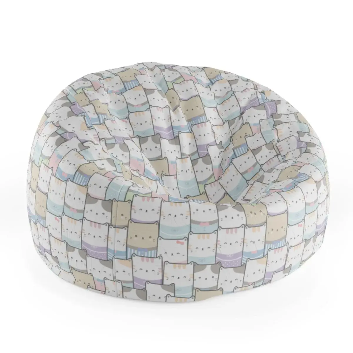 Sedací vak Cocoon Kreslená koťátka - 75 x 45 x 35 cm