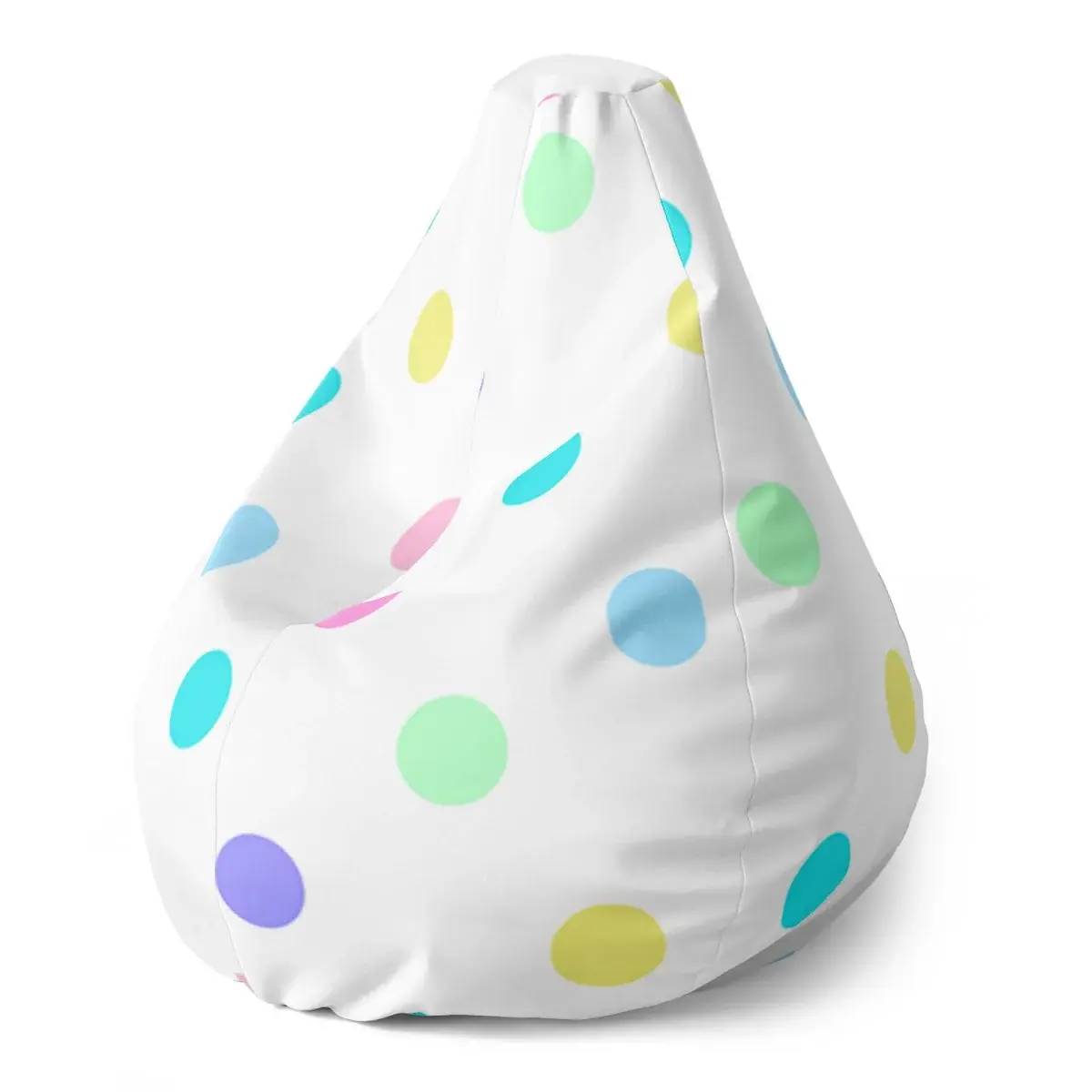 Sedací vak Pear Puntík vedle puntíku - 70 x 95 x 15 cm