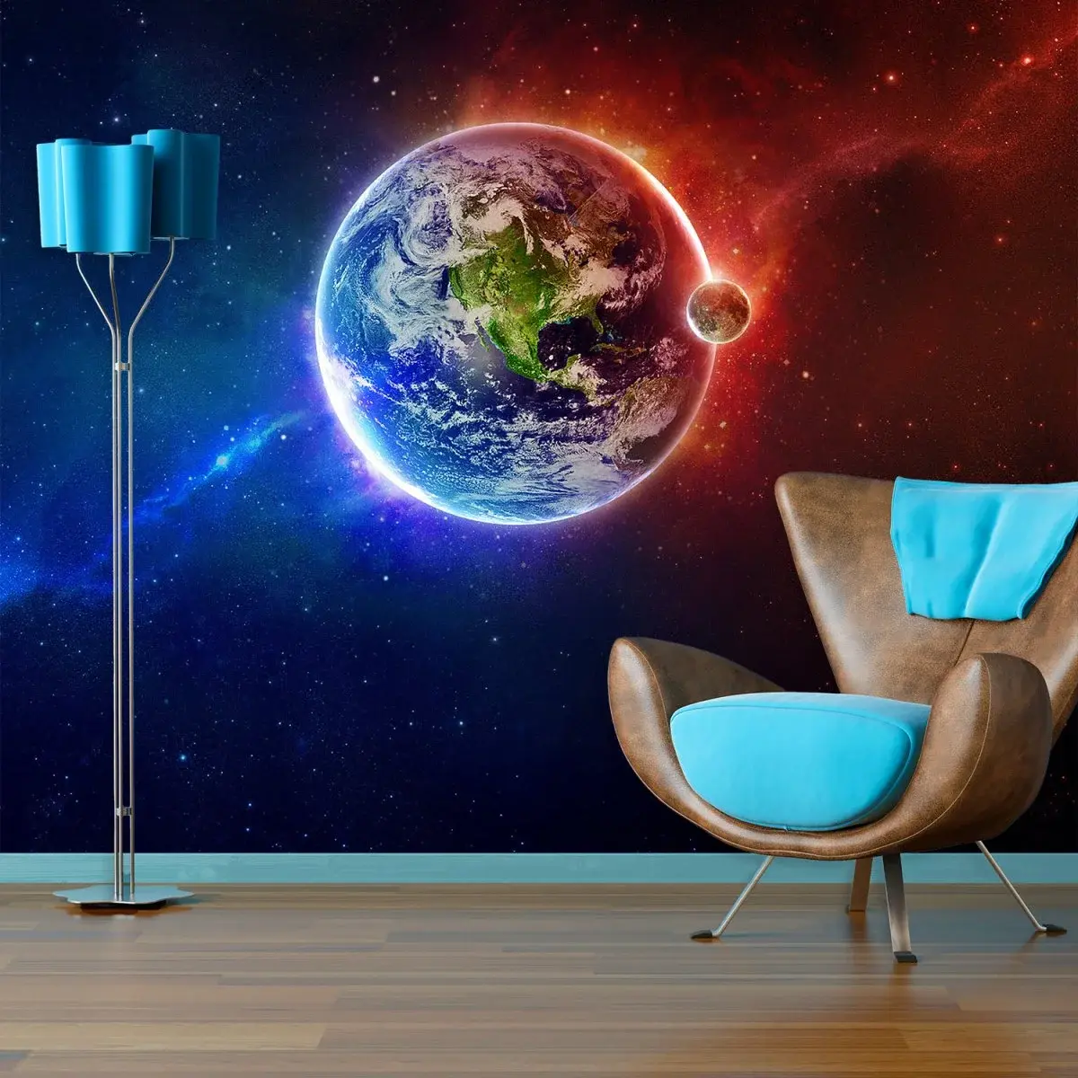 Tapeta Planeta Země - 336x220 cm