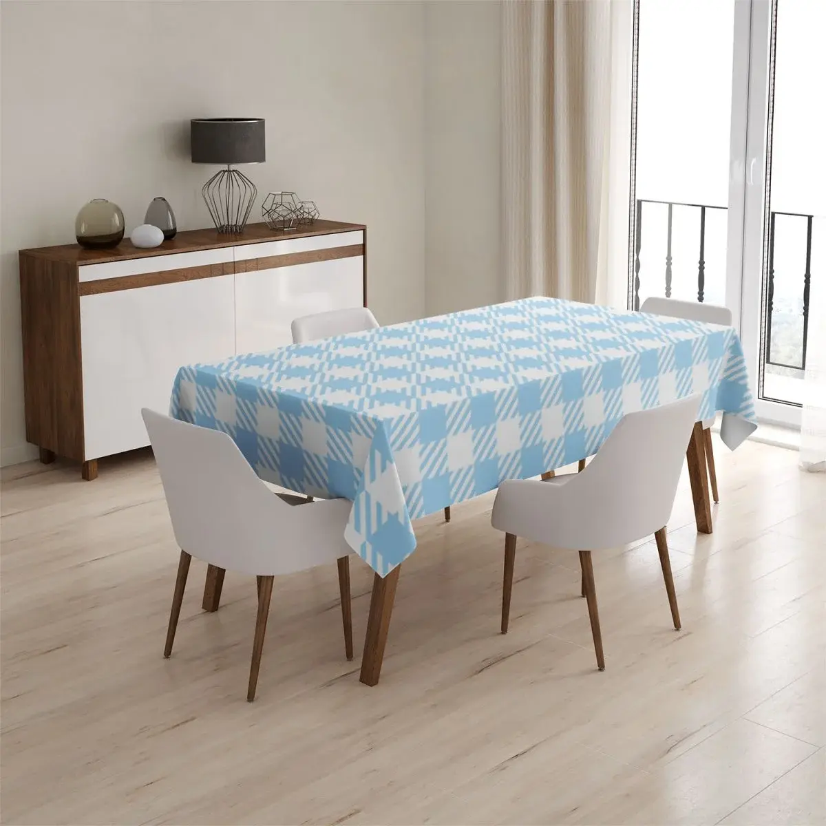 Ubrus Čtvercový vzor - 90x90 cm