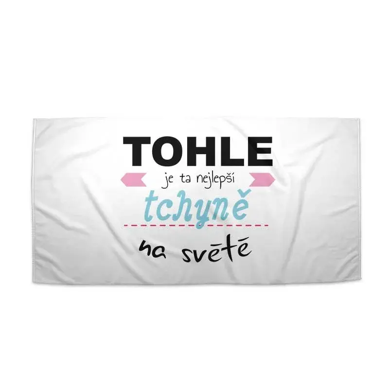 Ručník Tohle je ta nejlepší tchyně na světě - 30x50 cm