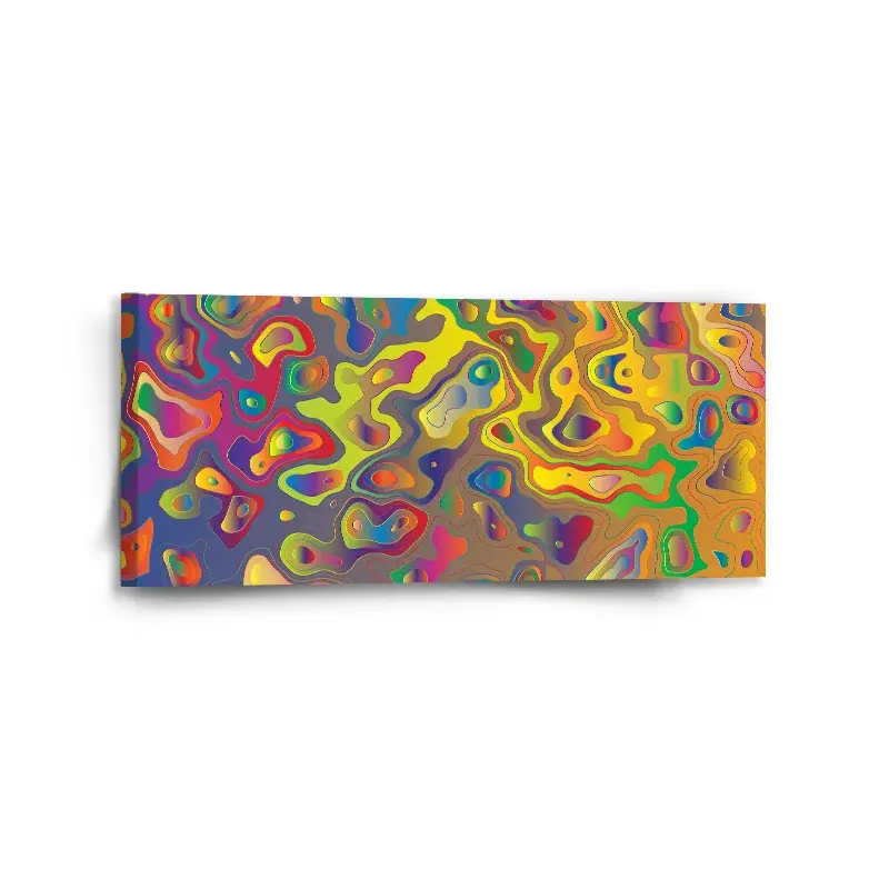 Obraz Barevné skvrny - 110x50 cm