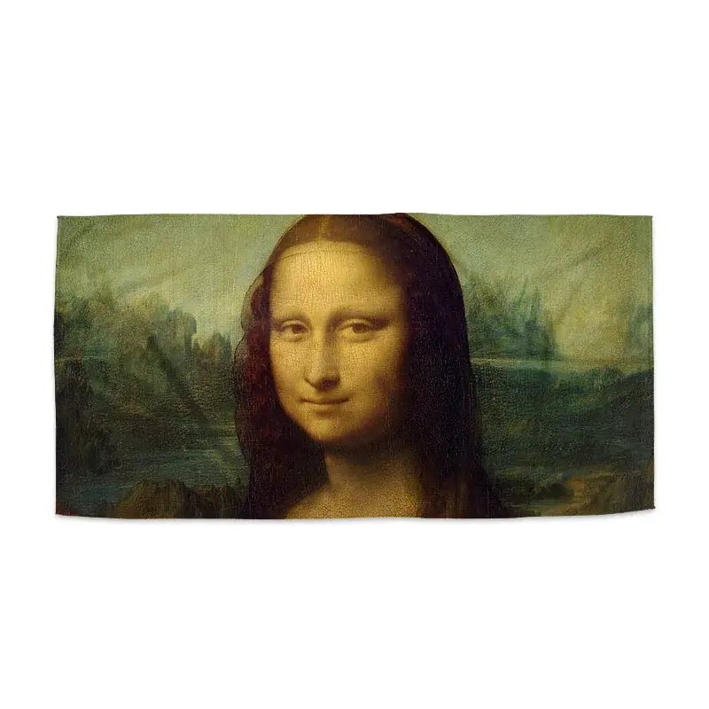 Ručník Mona Lisa - Leonardo da Vinci - 50x100 cm