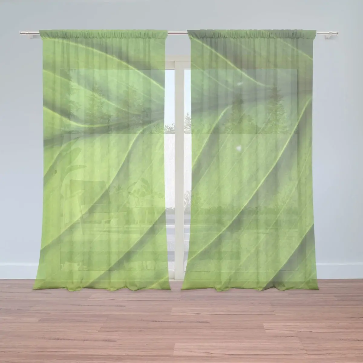Záclony List: 2ks 150x250cm