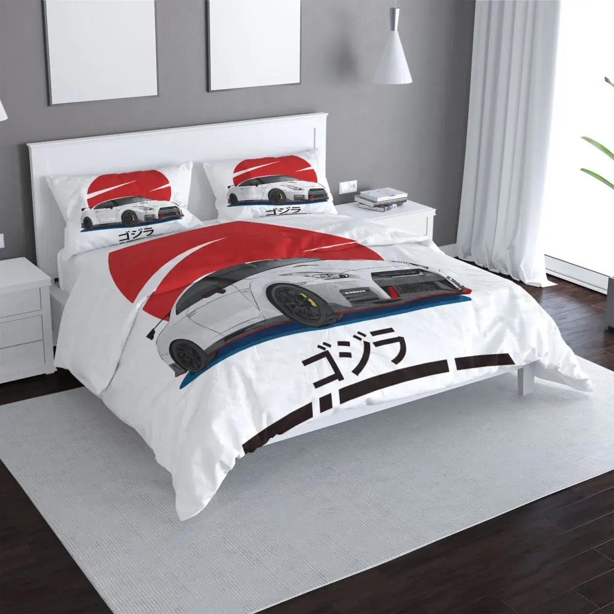 Povlečení Nissan GTR 35 Japonské slunce - 140x220 / 90x70
