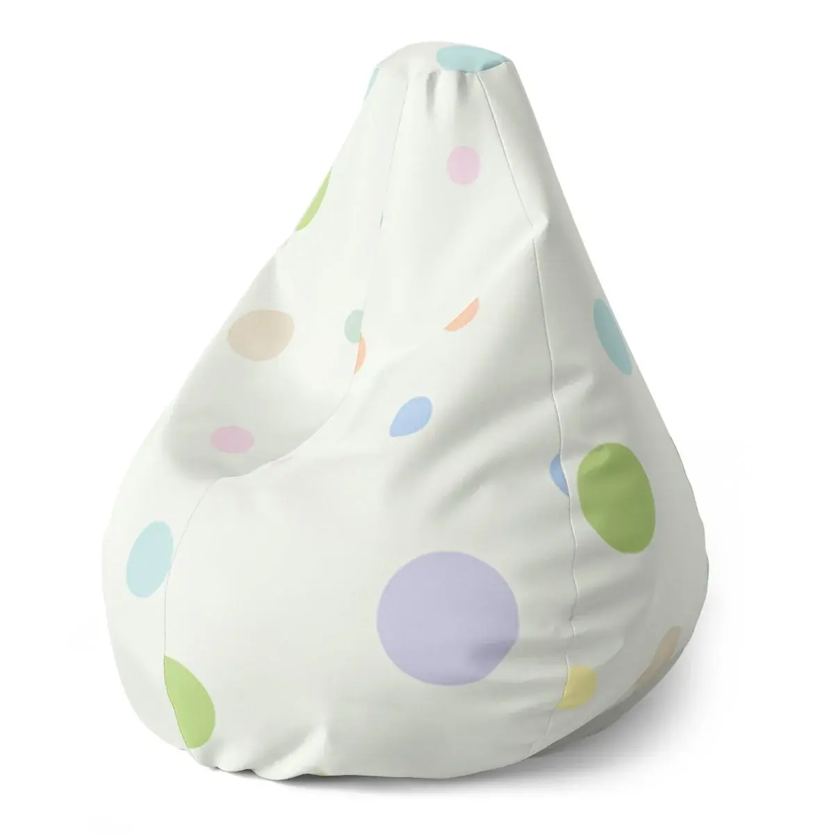 Sedací vak Pear Tříbarevné puntíky - 70 x 95 x 15 cm