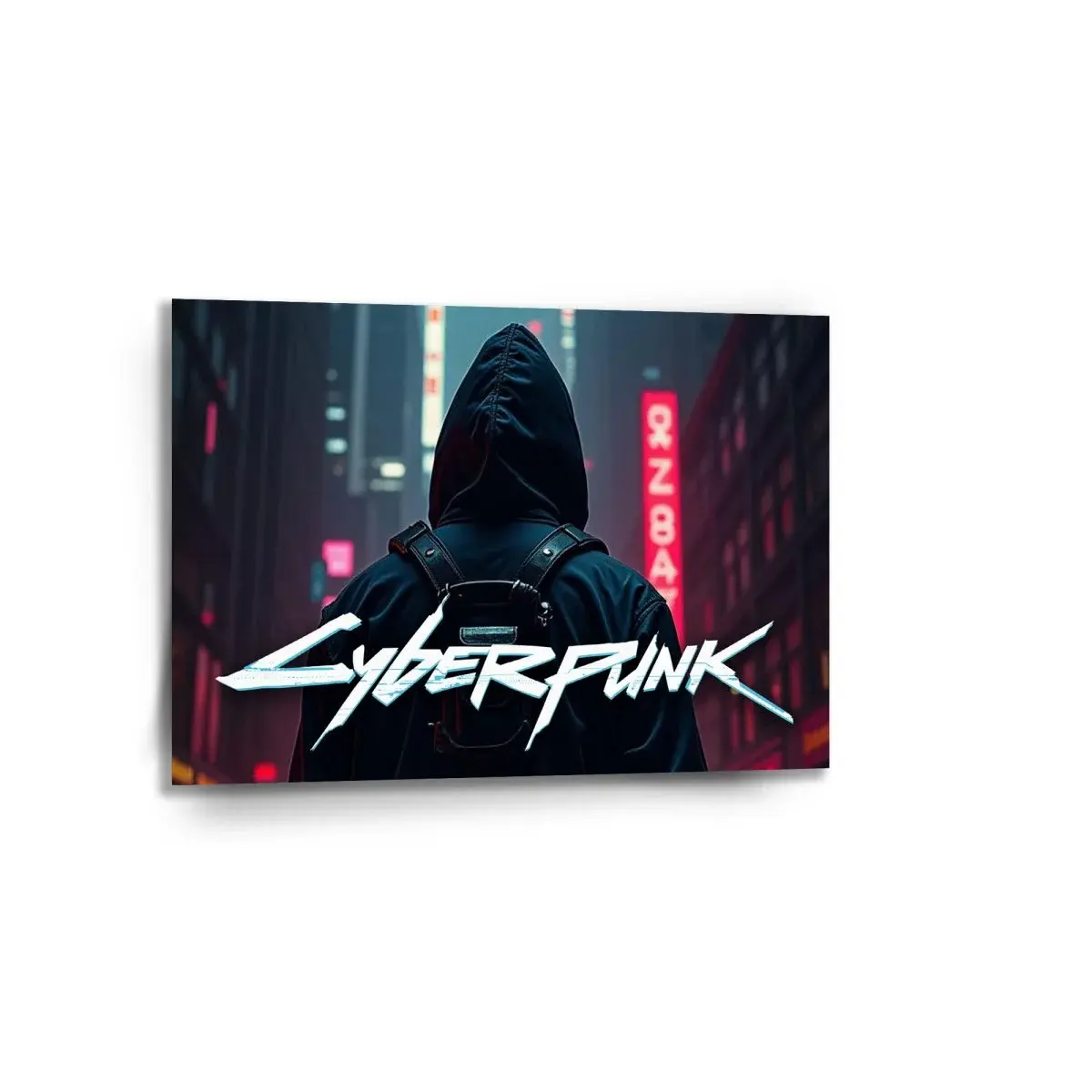 Obraz Cyberpunk 2077 Pohled do města - 90x60 cm
