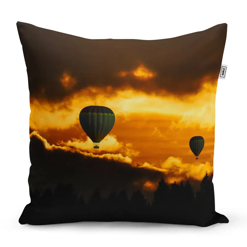 Polštář Horkovzdušné balony - 60x60 cm