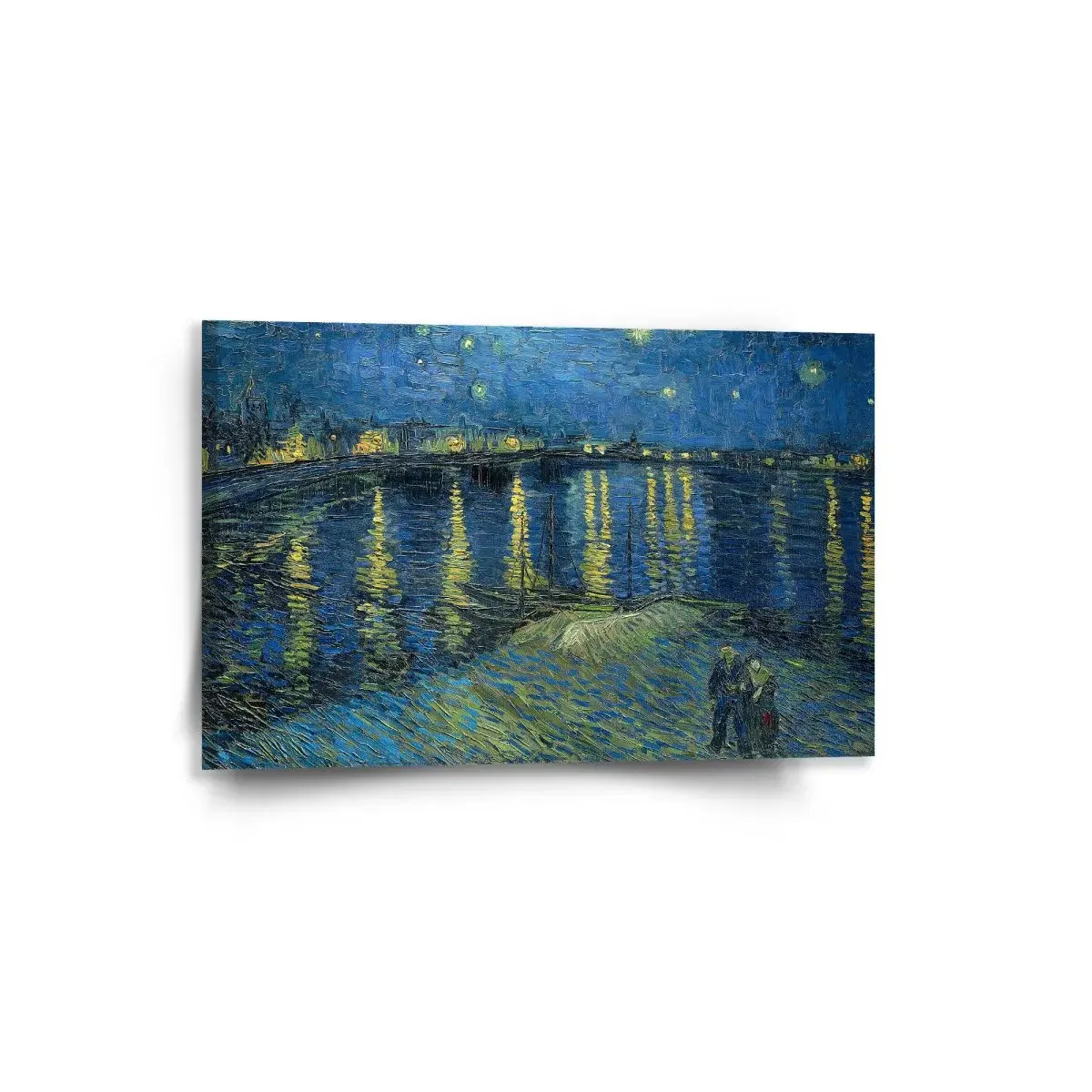 Obraz Hviezdna noc nad Rhônou - Vincent van Gogh - 60x40 cm