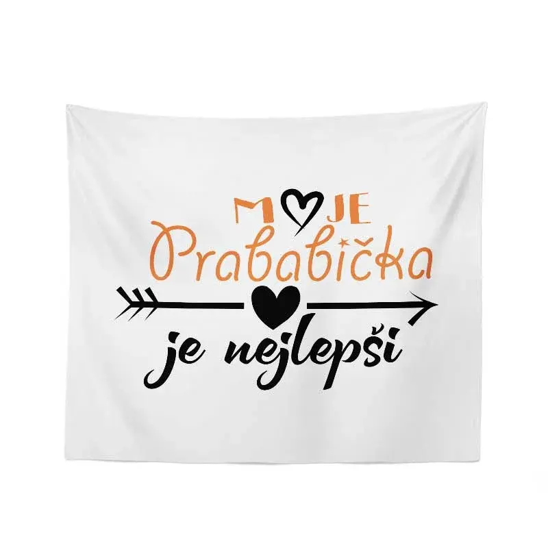 Deka Moje prababička je nejlepší: 150x120 cm