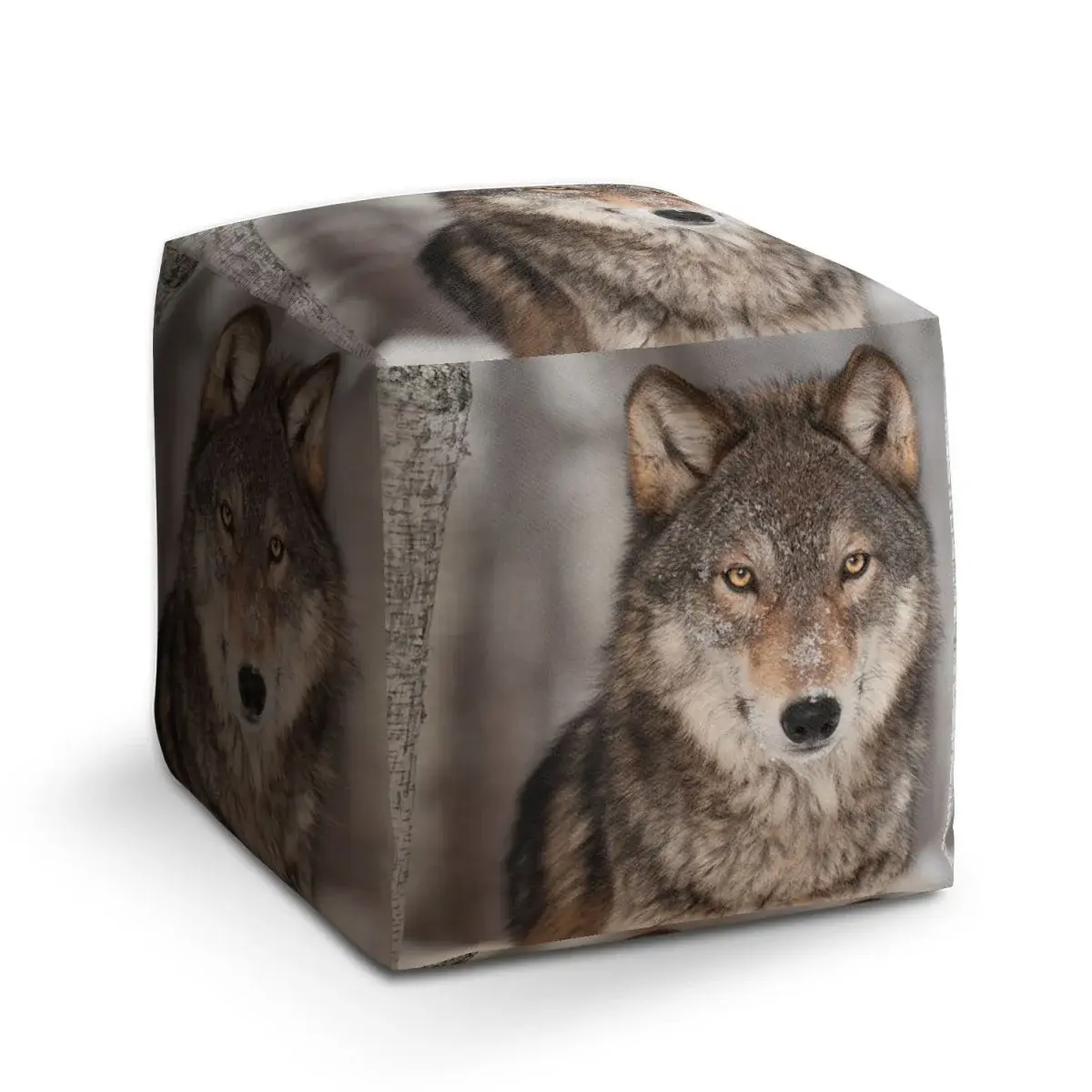Taburet Cube Vlk 2 - 50x50x50 cm