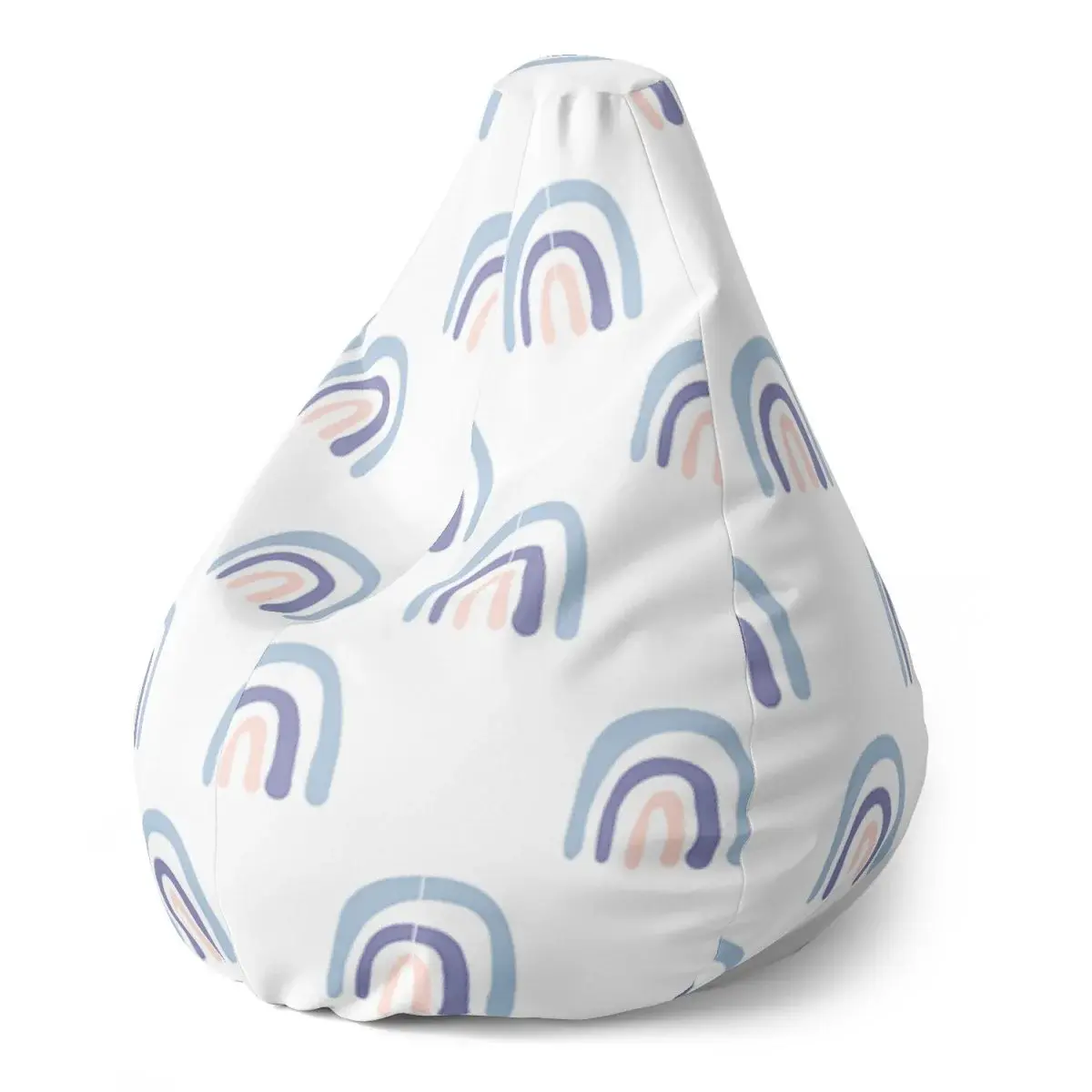 Sedací vak Pear Duha - 70 x 95 x 15 cm