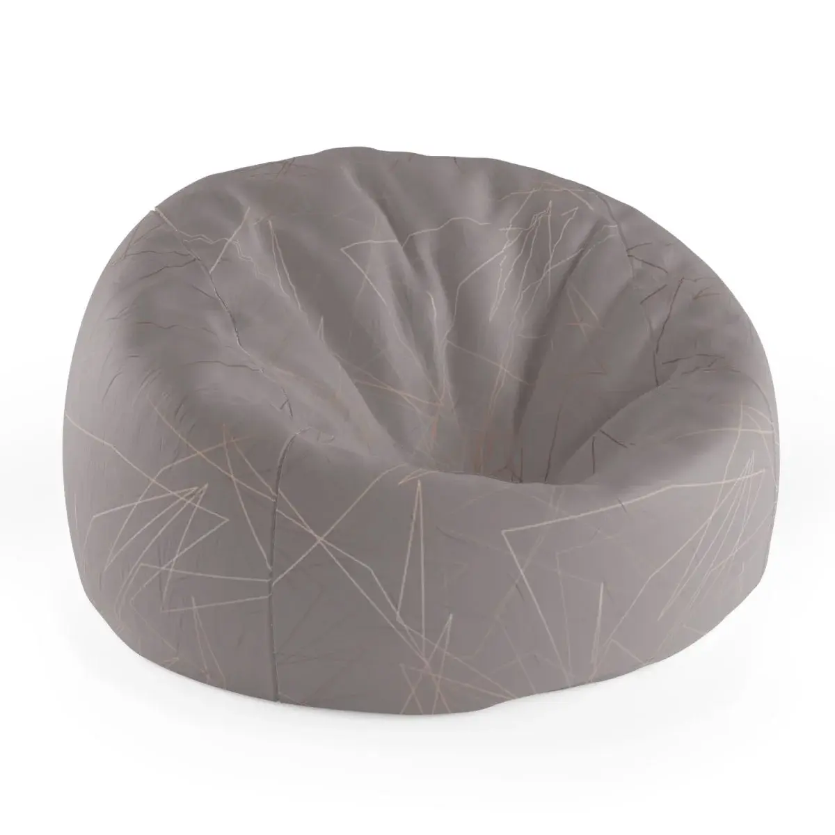Sedací vak Cocoon Trojúhelníková abstrakce - 115 x 75 x 45 cm