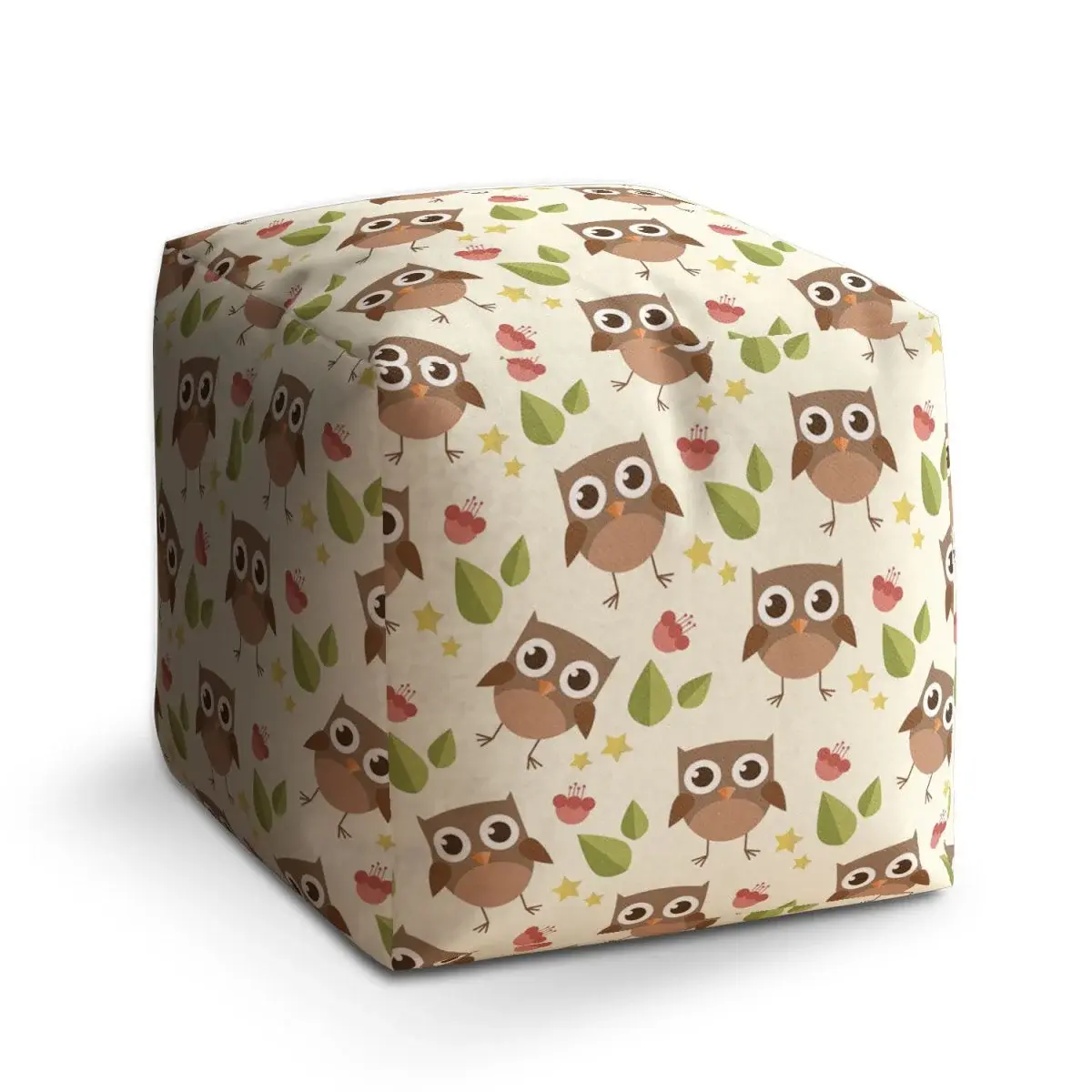 Taburet Cube Sovy - 40x40x40 cm