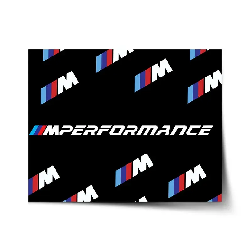 Plakát MPERFORMANCE černý vzor - 90x60 cm
