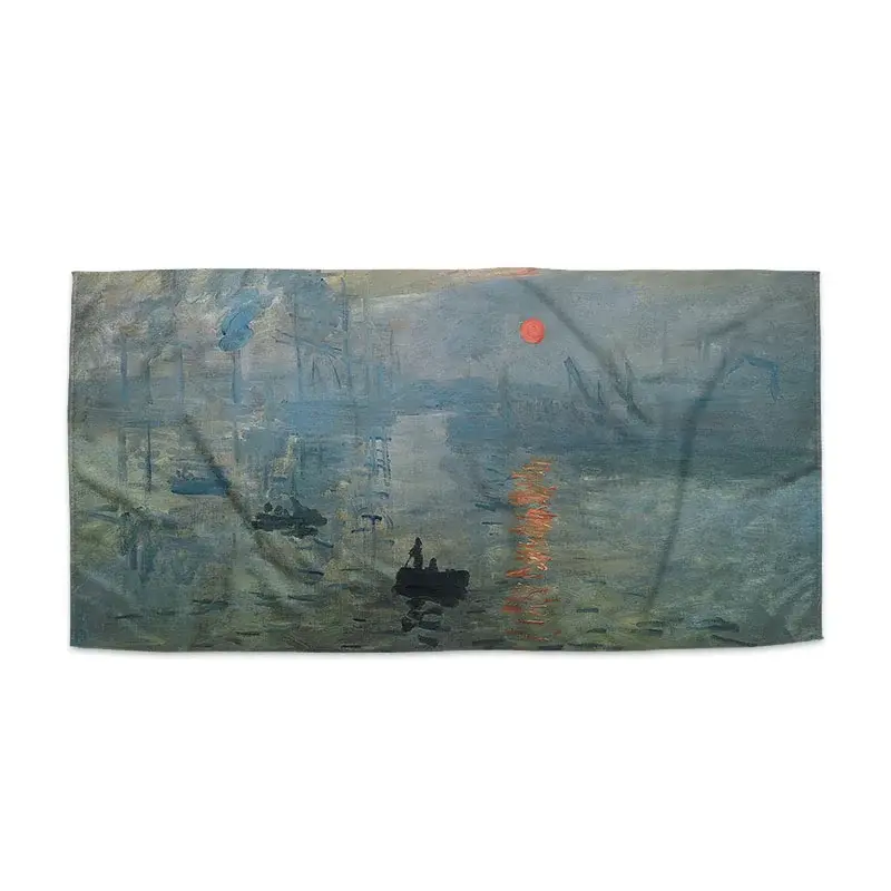 Ručník Imprese, východ slunce - Claude Monet - 30x50 cm
