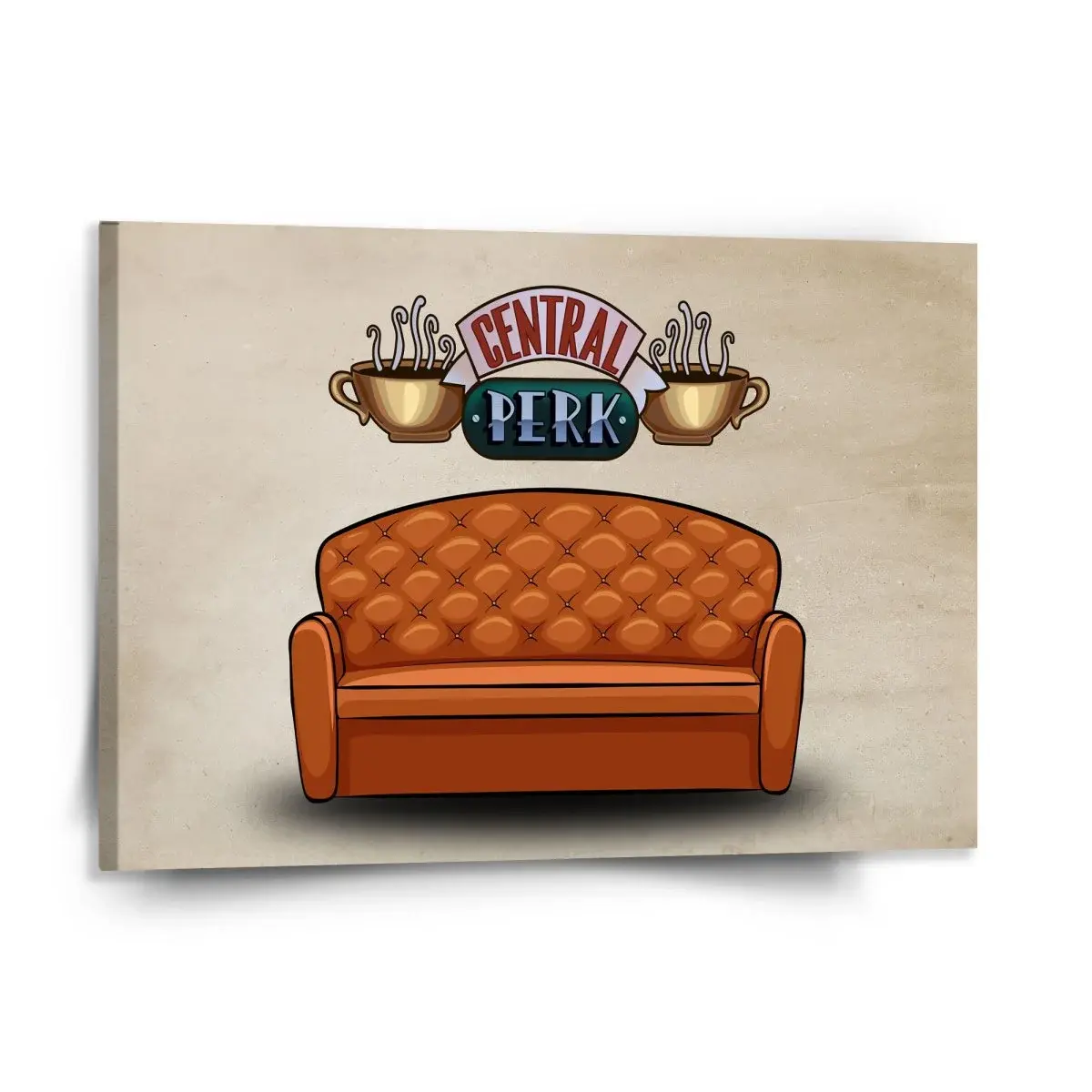 Obraz Seriál přátelé CENTRAL PERK Gauč - 150x110 cm