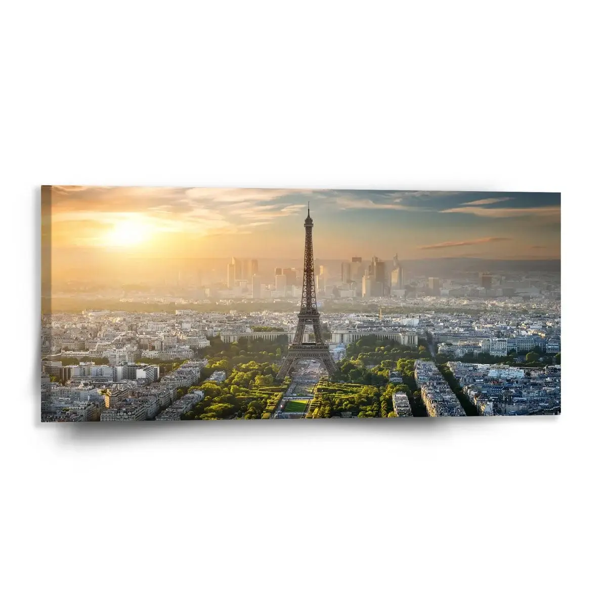 Obraz Paříž Eifellova věž Skyline - 110x50 cm