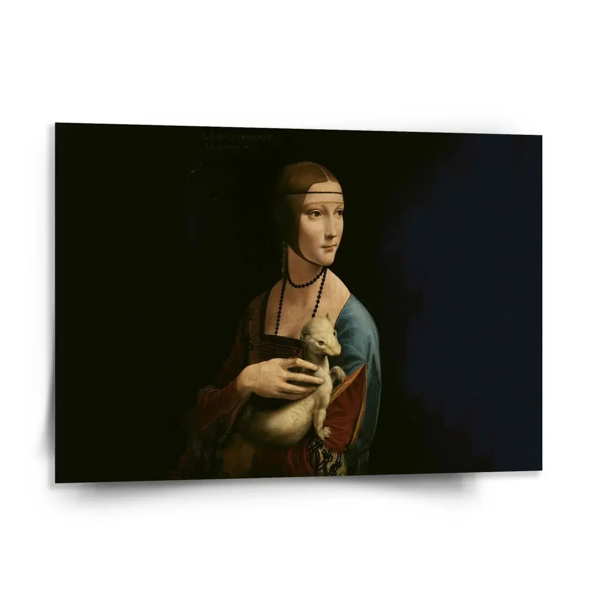 Obraz Dáma s hranostajem - Leonardo da Vinci - 150x110 cm