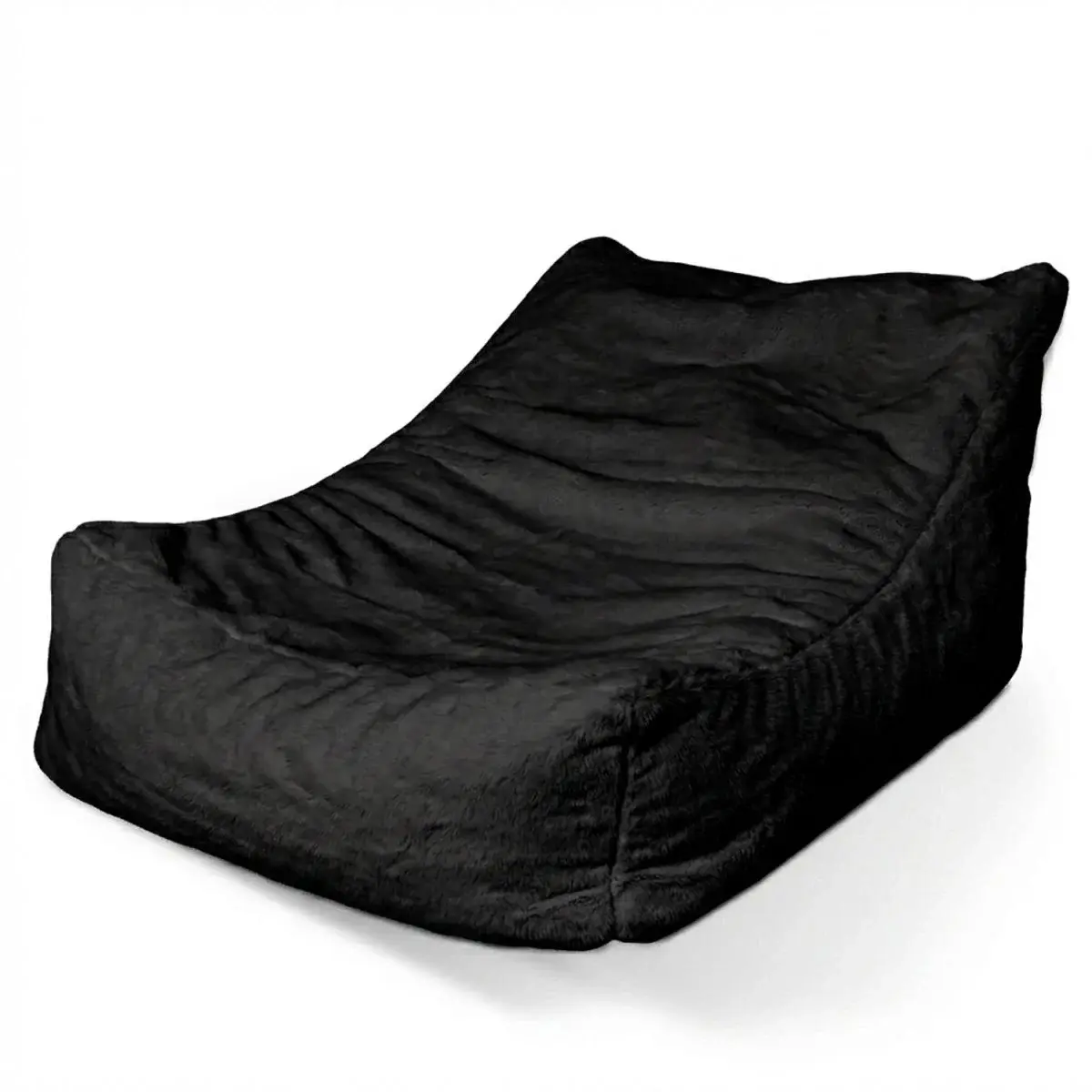 Sedací vak Lounge SOFTY - Midnight Black - 120 x 100 x 80 cm