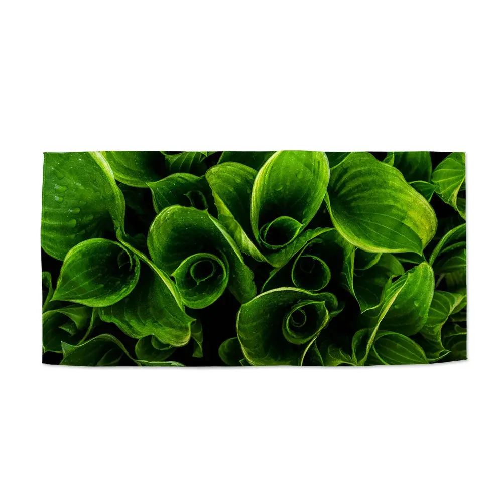 Ručník Zelené listy - 50x100 cm
