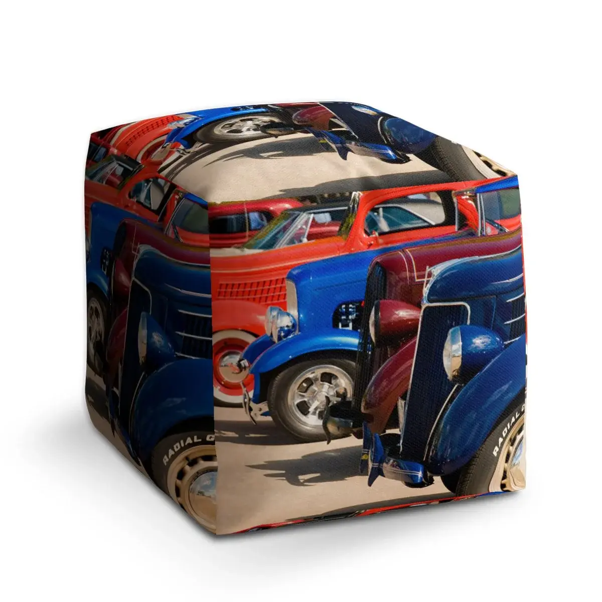 Taburet Cube Veteráni - 40x40x40 cm