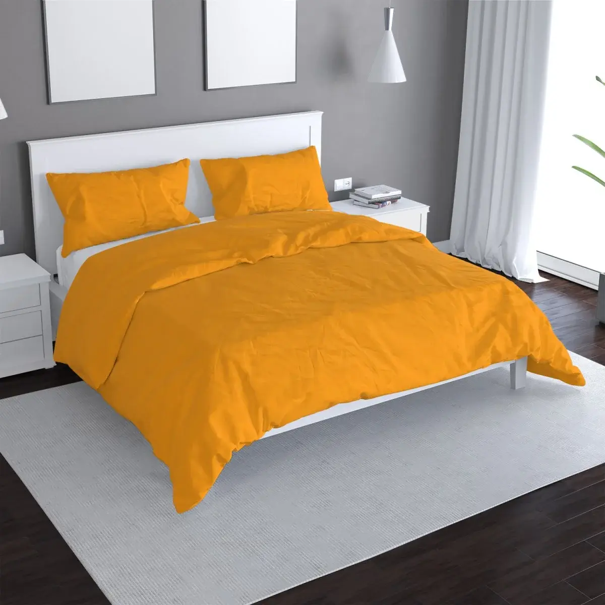 Povlečení Neonová oranžová - 140x220 / 90x70