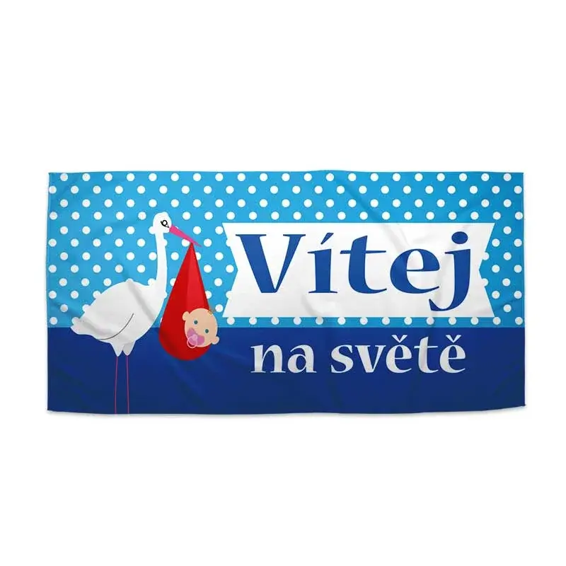 Ručník Vítej na světě - 50x100 cm