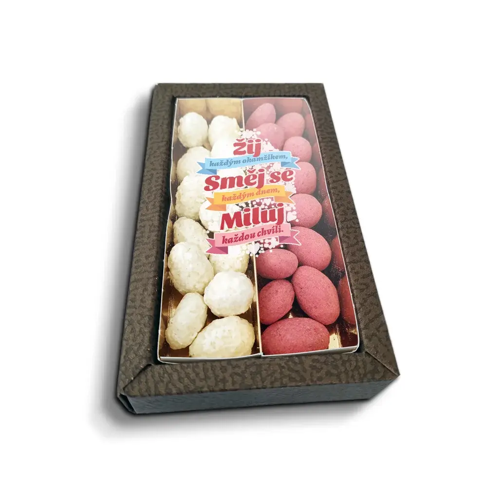 Mandle v čokoládě Žij, Směj se, Miluj - 2x 80g