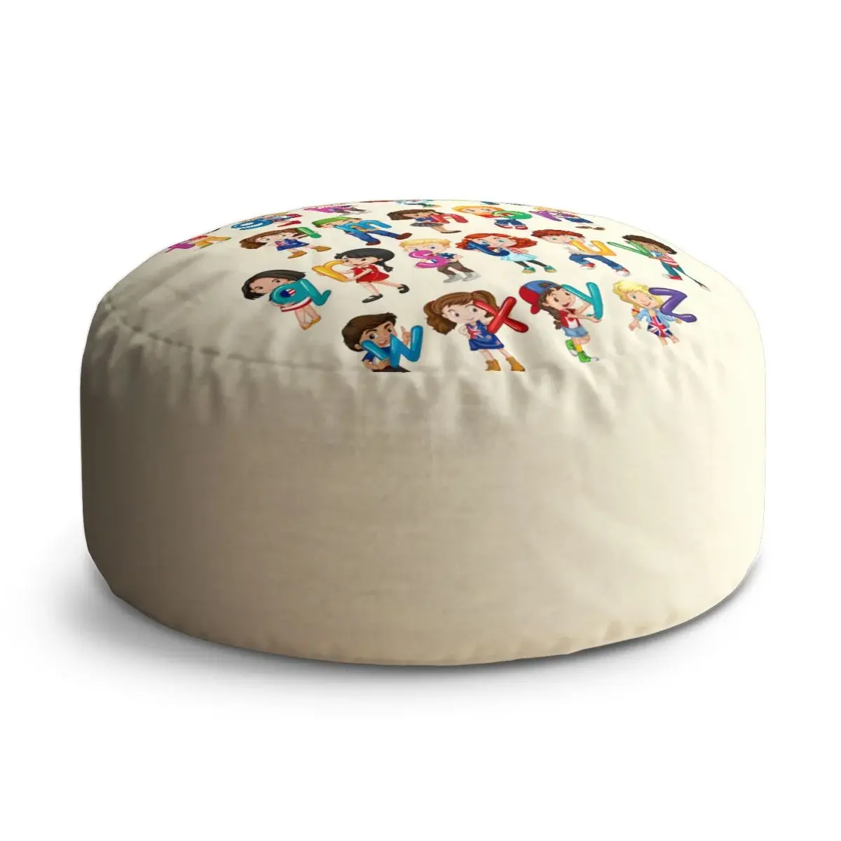 Taburet Circle Abeceda: 38x48 cm