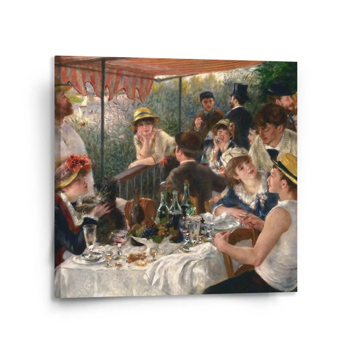 Obraz Snídaně veslařů - Auguste Renoir - 110x110 cm