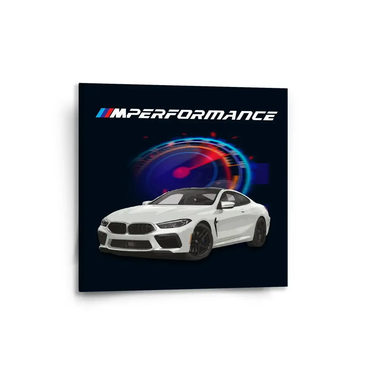Obraz MPERFORMANCE Tachometr - 50x50 cm