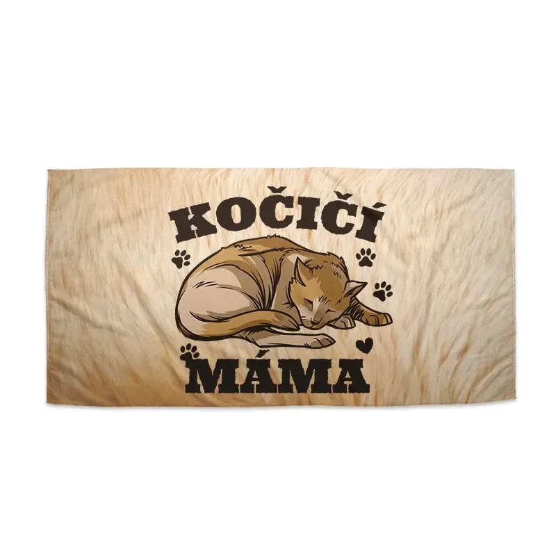 Ručník Kočičí máma - 30x50 cm