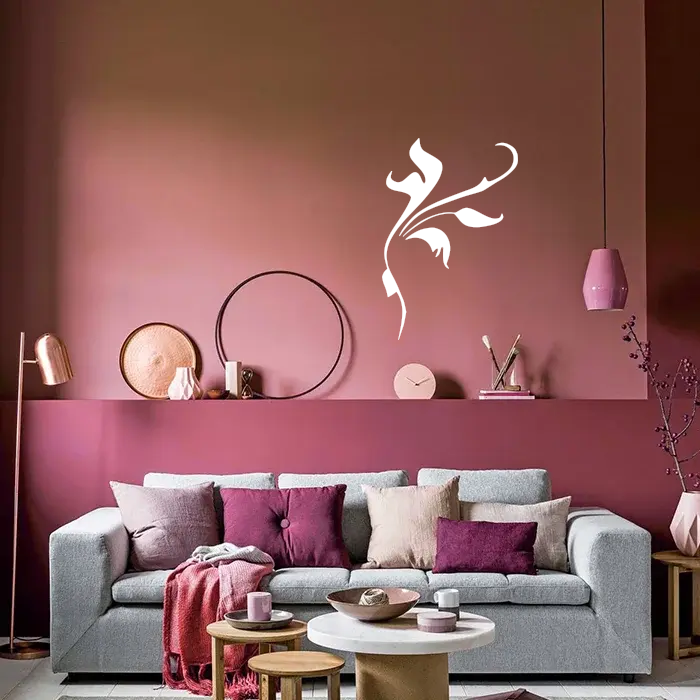 Samolepka na zeď: Fiore design - 60x90 cm