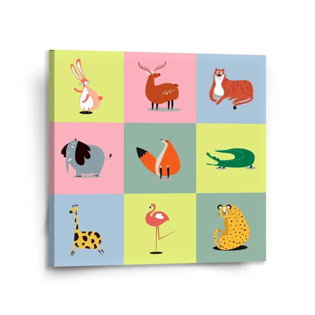 Obraz Zvířátka ze Zoo - 110x110 cm