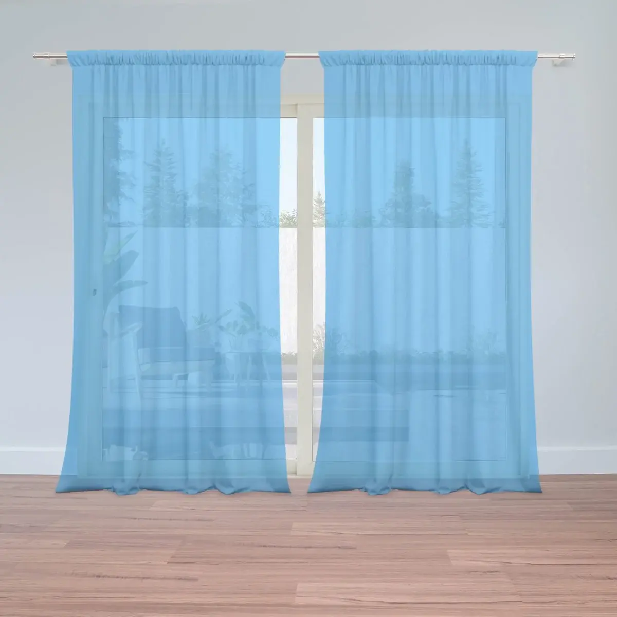 Záclony Azurová: 2ks 150x250cm