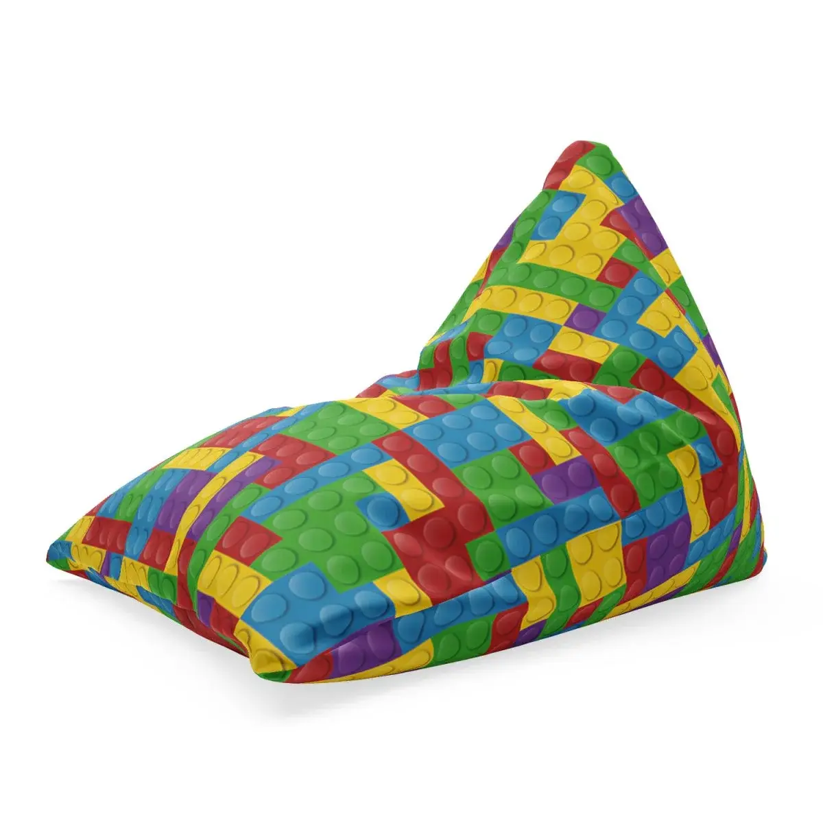 Sedací vak Triangl Barevná stavebnice: 120 x 100 x 100 cm