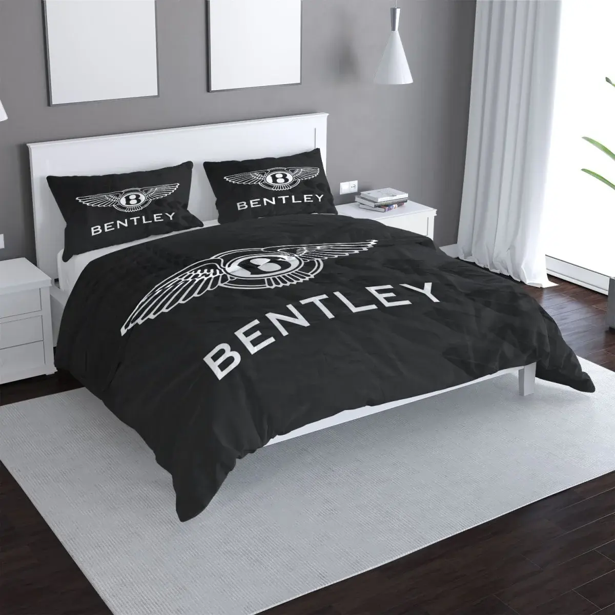 Povlečení Logo Bentley Černý