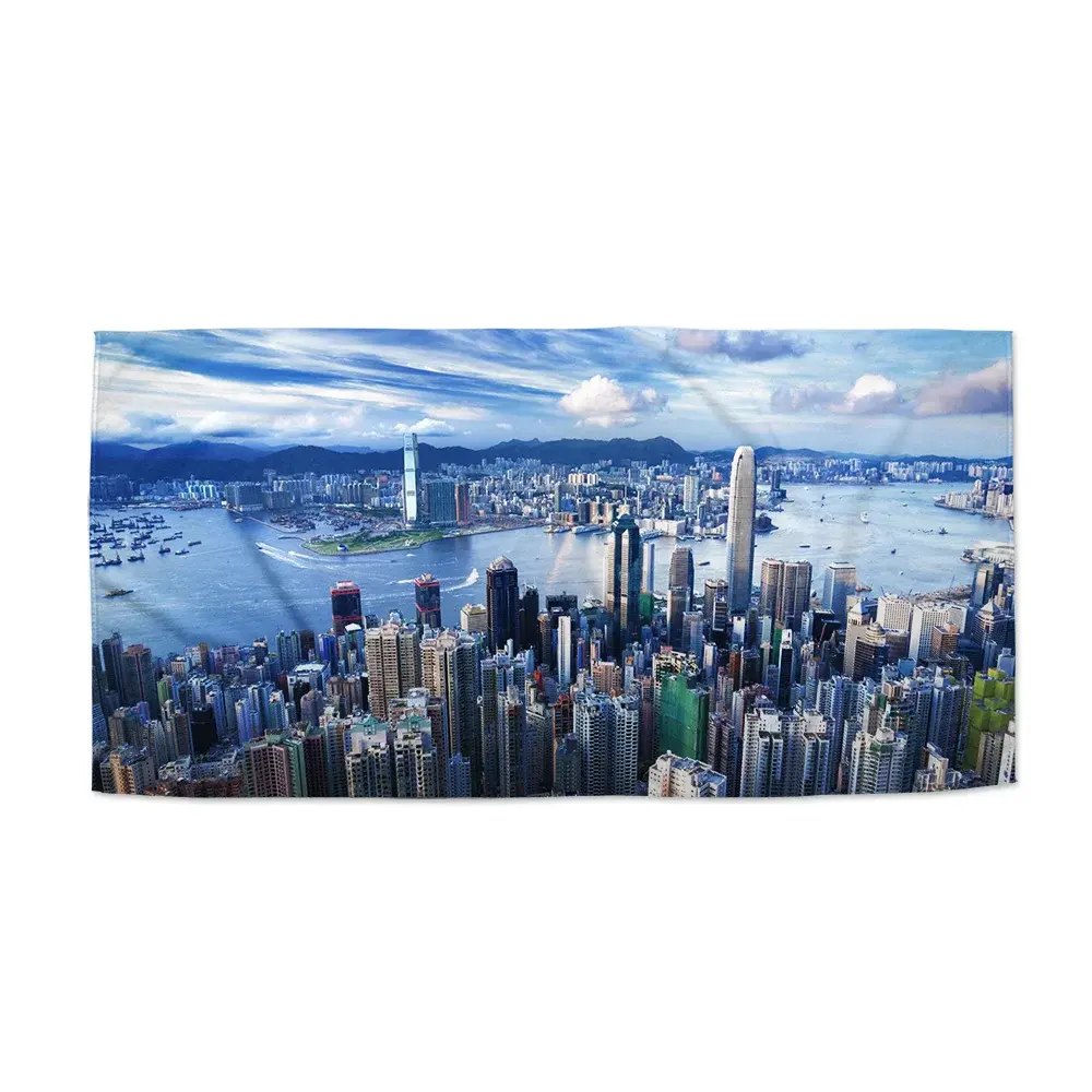 Ručník Město s mrakodrapy - 50x100 cm