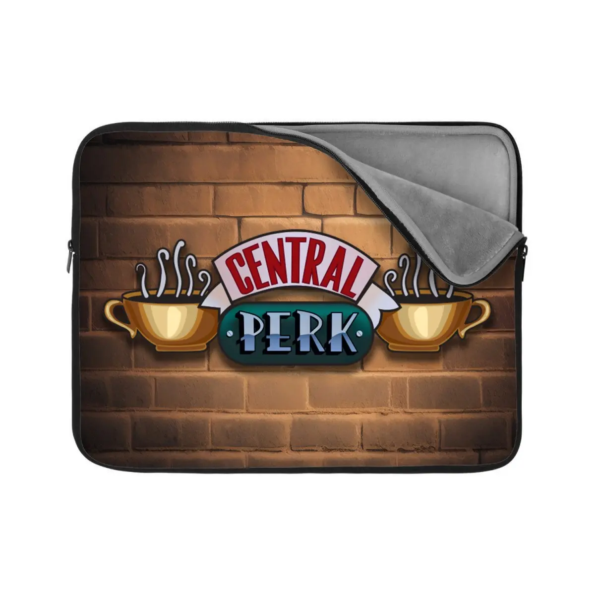 Obal na notebook Seriál přátelé CENTRAL PERK Cihly - 15,6"