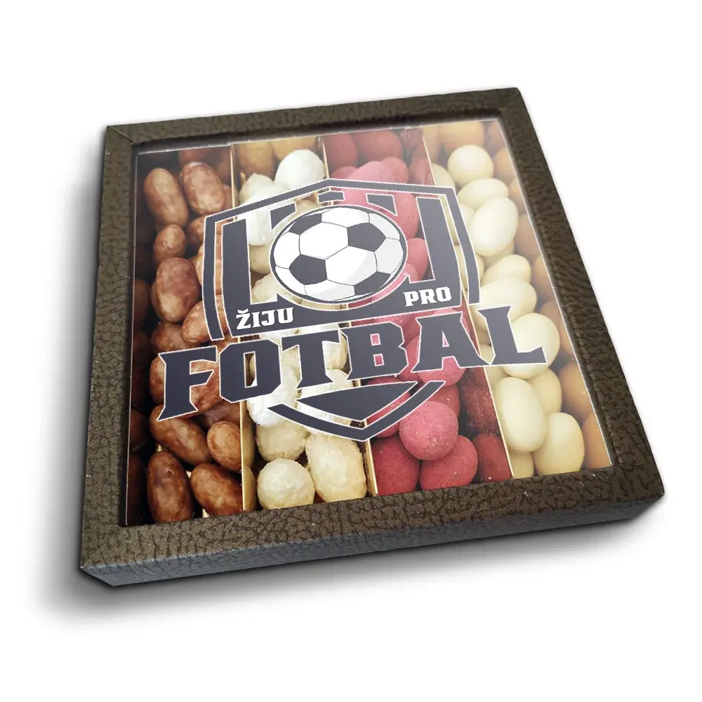 Mandle v čokoládě Žiju pro fotbal - 4x 80g