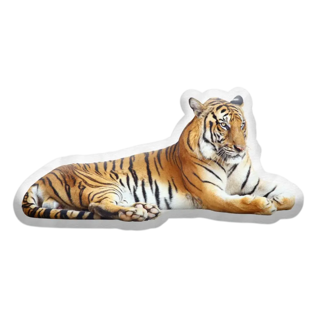 3D polštář ve tvaru Tygr