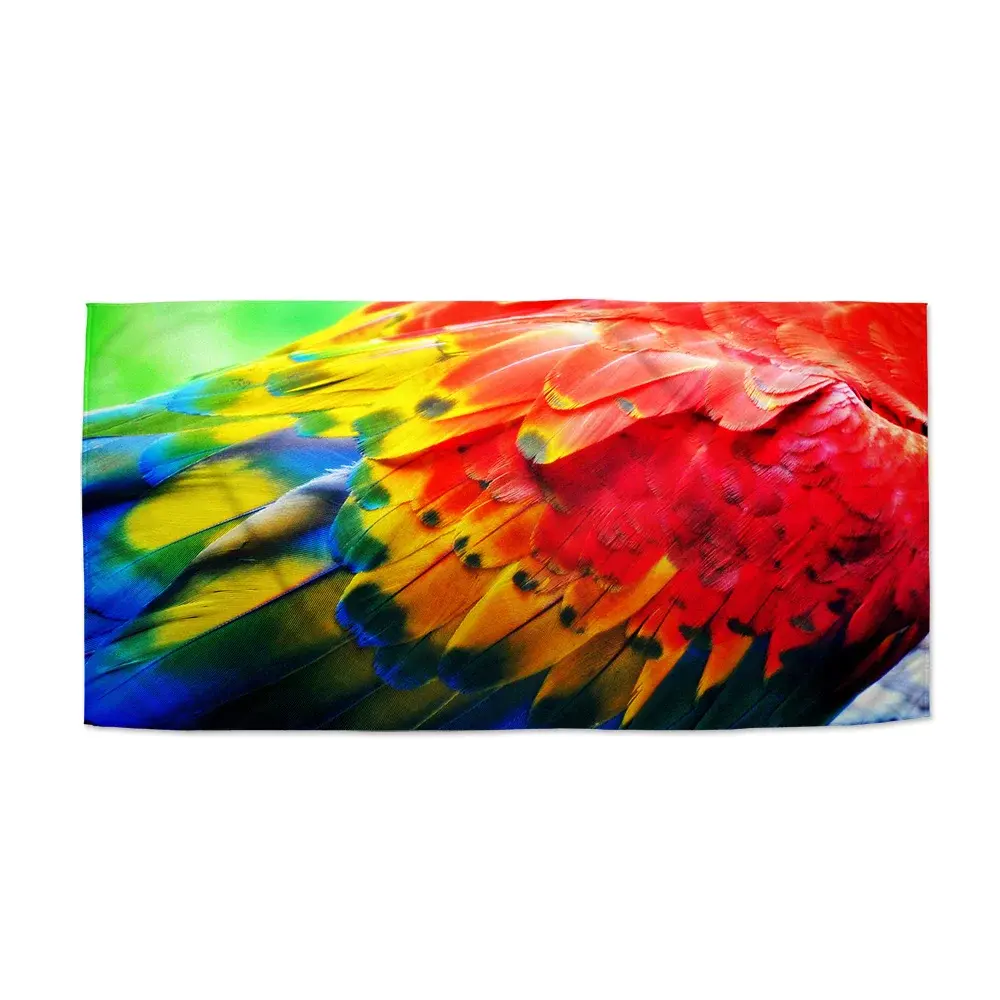 Ručník Barevné peří 2 - 50x100 cm