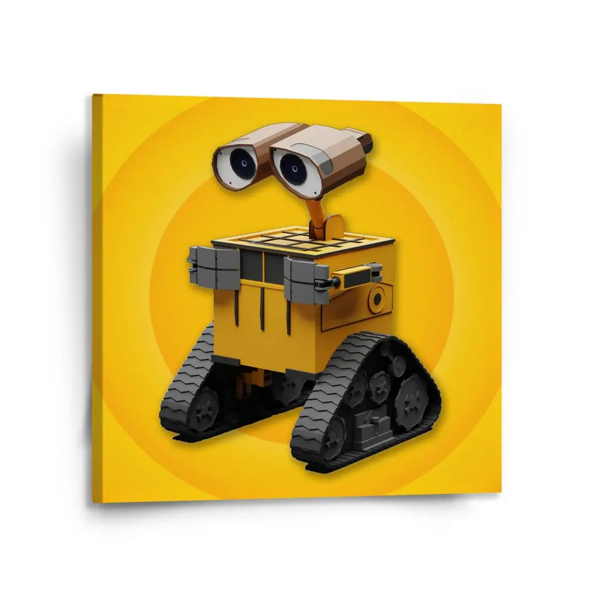 Obraz Wall-E robot Žlutý - 110x110 cm